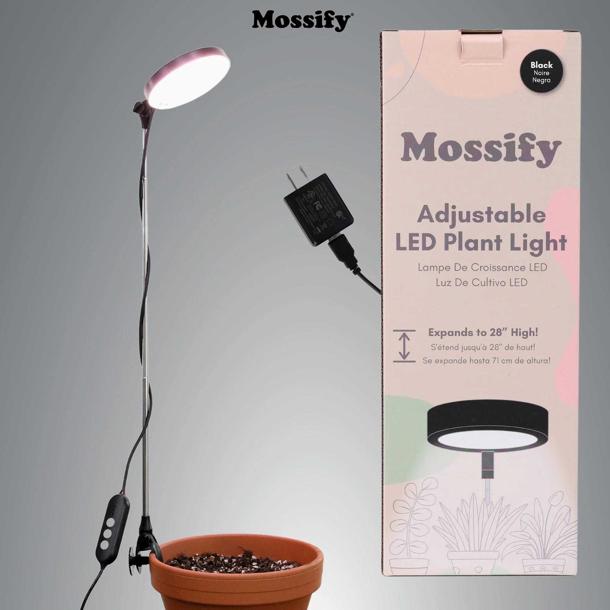 Lampe de croissance DEL ajustable pour plantes d'intérieur - Image 3