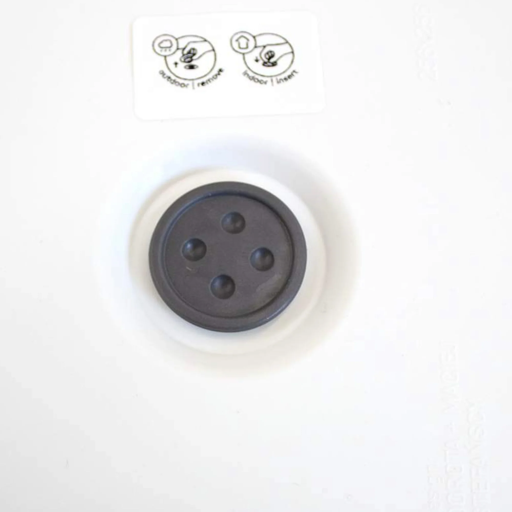 Pot Frida Eco Carré Effet Béton - Image 3