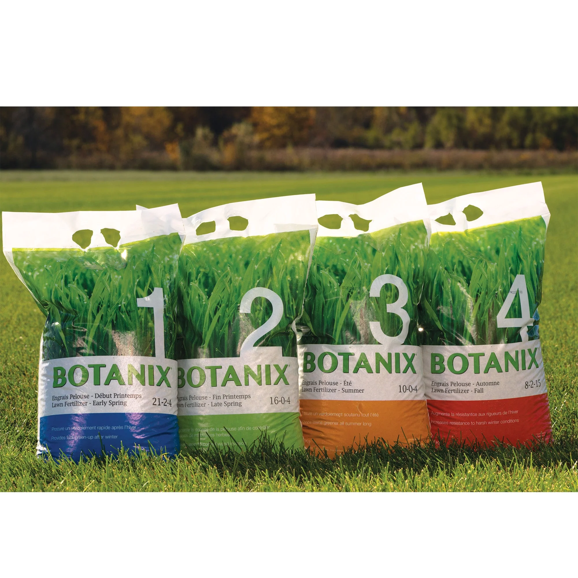Programme d'engrais à pelouse Botanix NATUR - 4 étapes (Saison Complète) - Image 3
